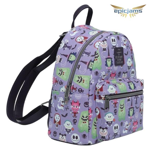 Loungefly The Nightmare Before Christmas Chibi Characters Mini Backpack main image 2